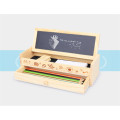 caixa de lápis barata multifuncional mesa de multiplicação de madeira